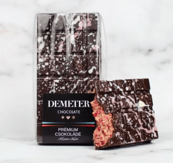 Demeter Chocolate Dubai málnás csoki